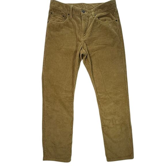 Levi’s 511 Slim Fit Corduroy Pants Brown Mid Rise Stretch Casual Classic W31L30 - Picture 2 of 15